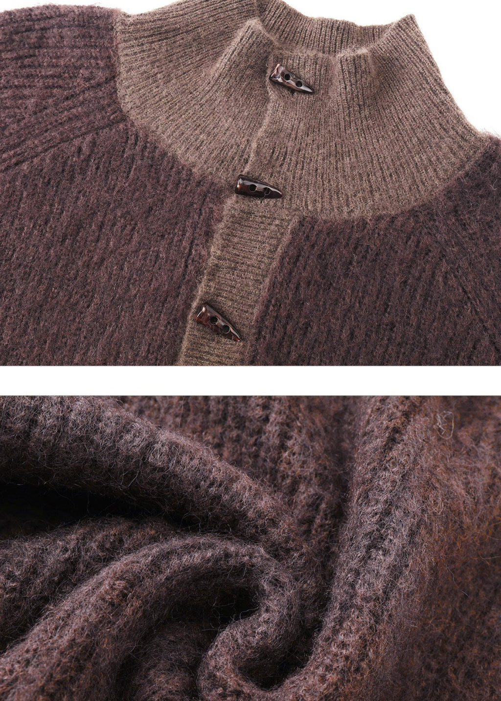 SCRIPT-X ARGYLE KNIT CARDIGAN