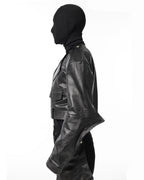 BIKER PADDED SHOULDER JACKET