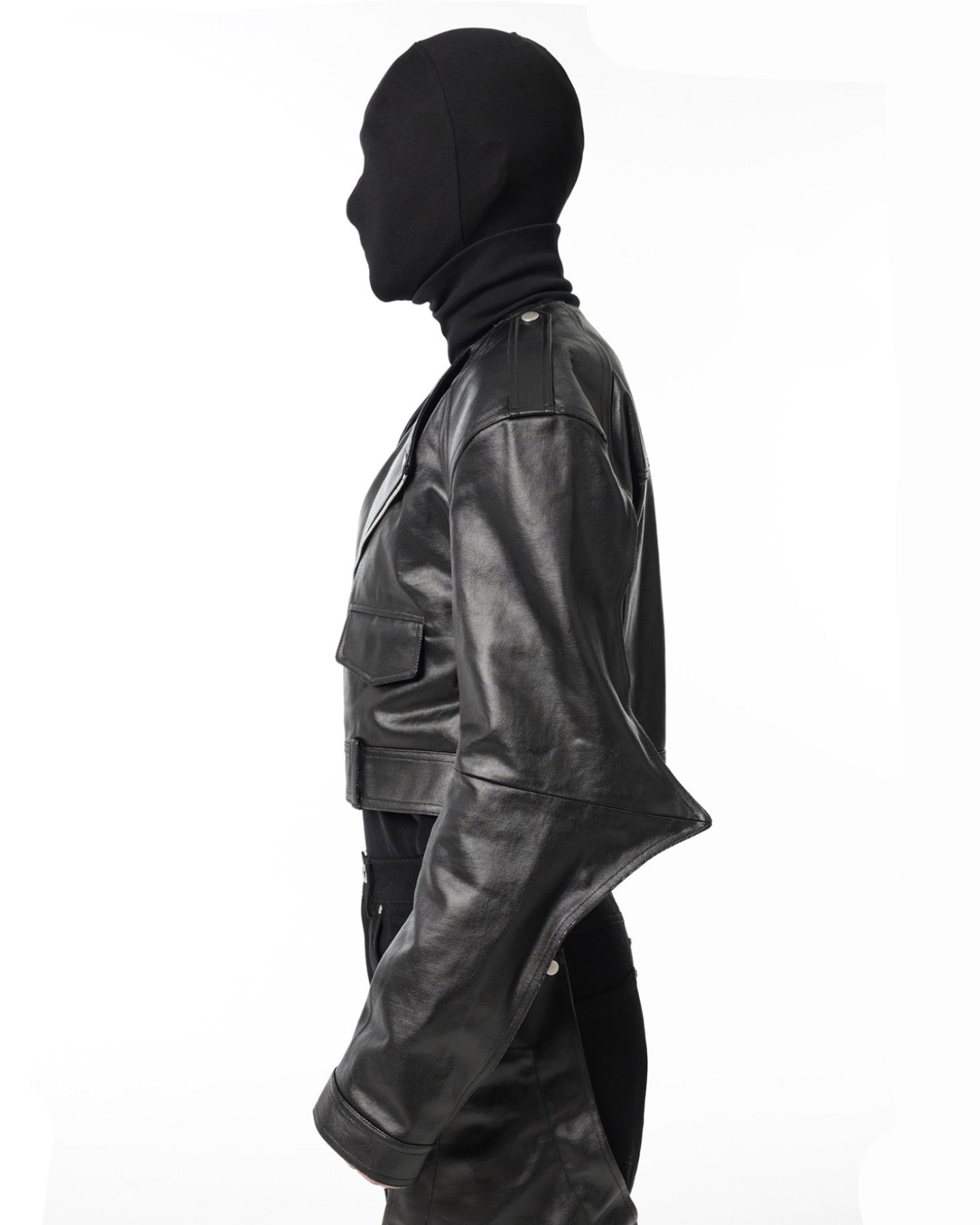BIKER PADDED SHOULDER JACKET