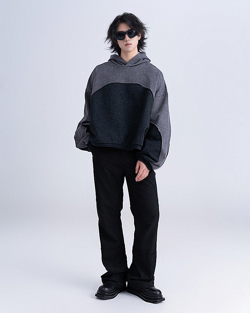 XEQUATION SUDADERA CON CAPUCHA COLOR BLOCK WASTE