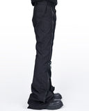 ZIPPER PARACHUTE FLARE PANTS