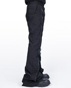 ZIPPER PARACHUTE FLARE PANTS