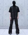 SOLID COLOR DECON ZIP SPLICED TEE