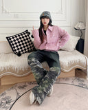 XEQUATION PLAID CRINKLE SHIRT JACKET