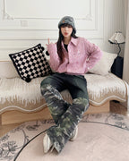 XEQUATION PLAID CRINKLE SHIRT JACKET