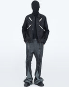 CUTOUT WORKWEAR DENIM JACKET