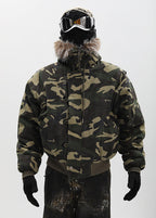 OFF/SC CAMO BOMBER JACKET