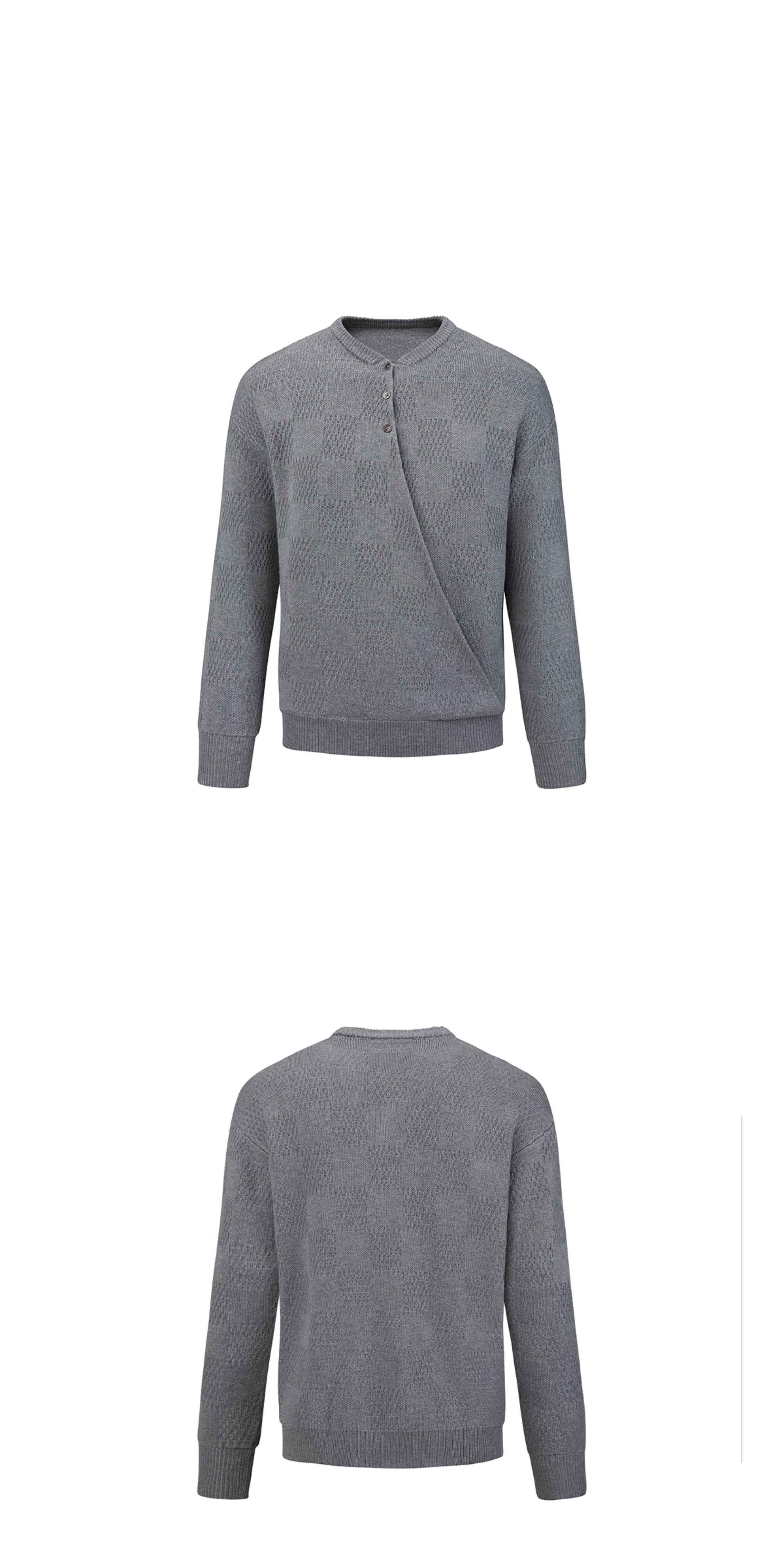 SCRIPT-X WOOL WRAP CARDIGAN