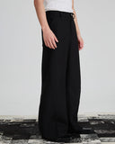 CURVED WIDE FIT PANTS