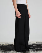 CURVED WIDE FIT PANTS