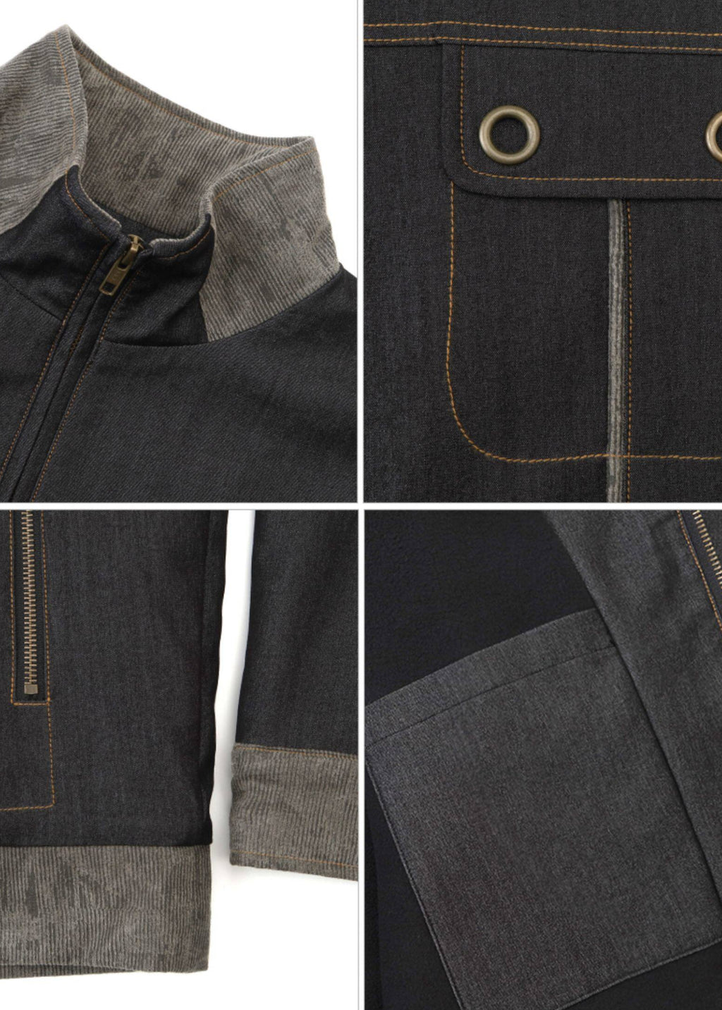SCRIPT-X SUEDE DENIM JACKET