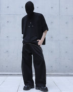 REFLECTIVE CURVED WIDE TRACK PANTS