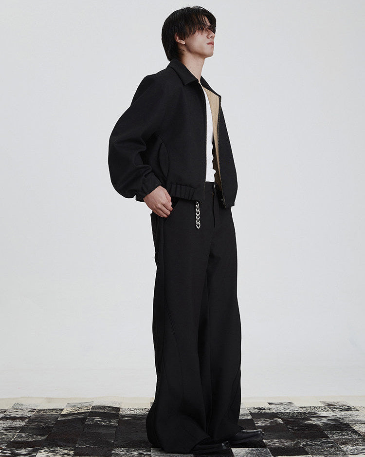 XEQUATION WOOL DECONSTRUCTED JACKET
