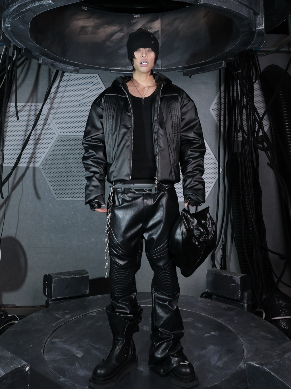 OFF/SC NIGHT ILLUSION ARMOR TEXTURE HOODIE