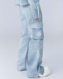 BLUE PIONEER WIDE PANTS