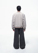CHAQUETA BOMBER CON BOTONES Y CUELLO EN V OPENFLY