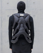 CUTOUT ALIEN EXOSKELETON COTTON VEST