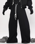 WIDE LEG ARC SWEAT PANTS