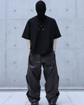 BOXYFIT HEAVY COTTON METAL BUTTON TEE