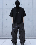 BOXYFIT HEAVY COTTON METAL BUTTON TEE