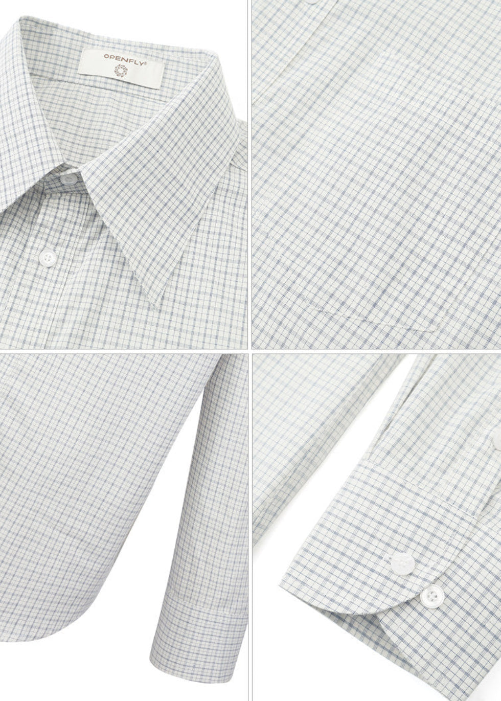 SCRIPT-X TWO-TONE PLAID SHIRT