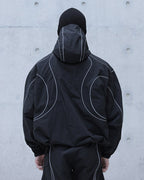 NICHE REFLECTIVE HOODIED WINDBREAKER
