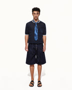 SCRIPT-X LINEN LYOCELL RIB TEE