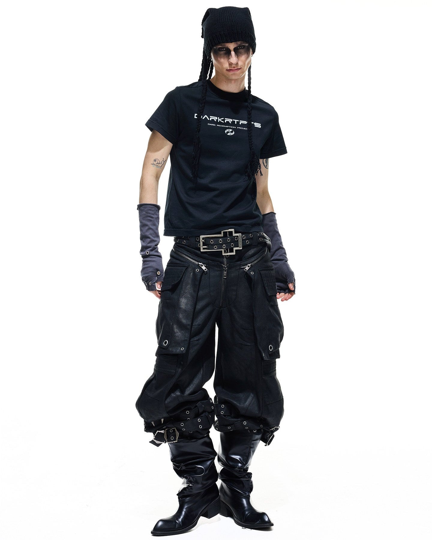ARKRTPS LOGO FITTED CROP T-SHIRT