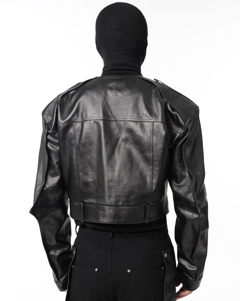 BIKER PADDED SHOULDER JACKET