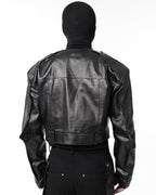 BIKER PADDED SHOULDER JACKET