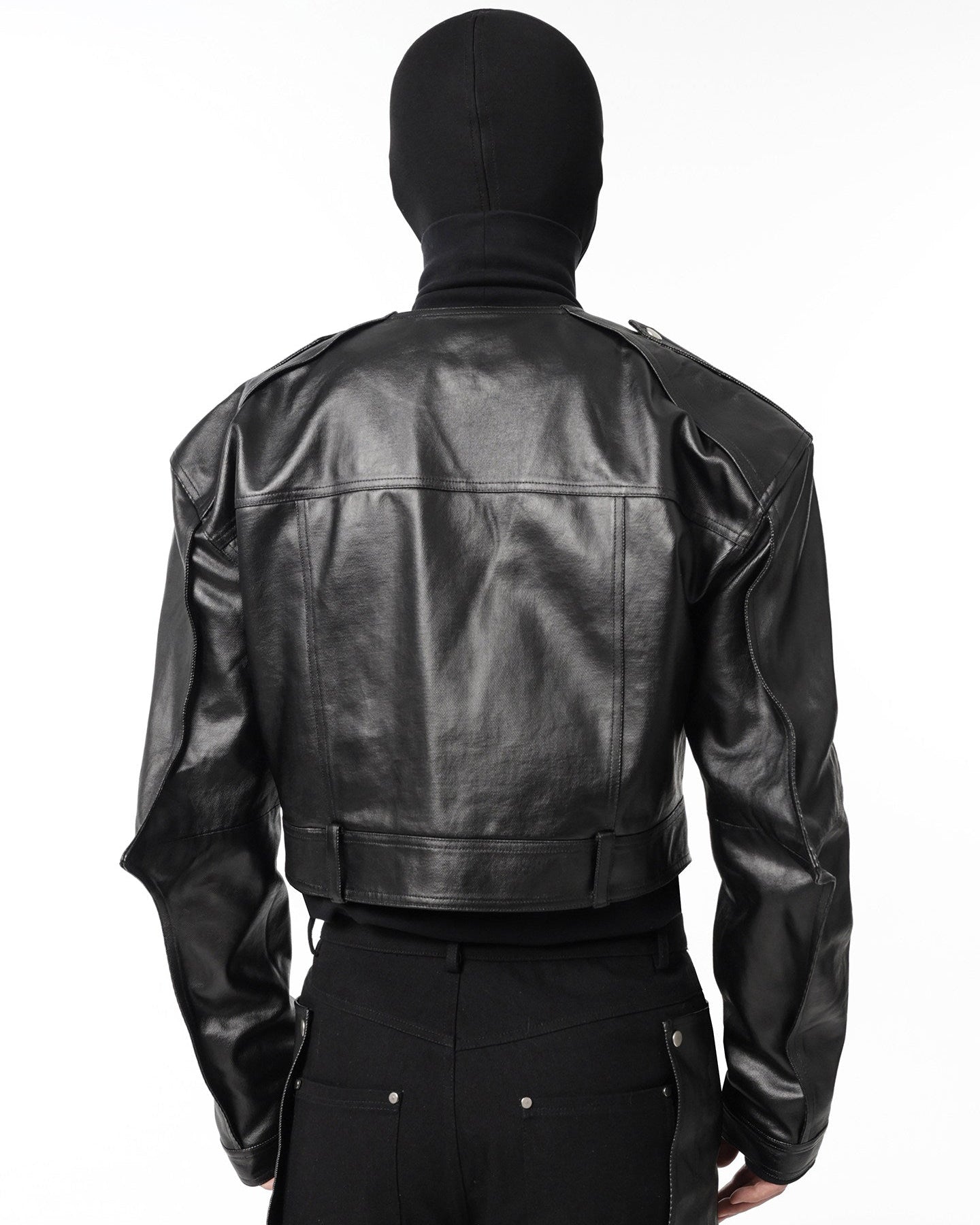 BIKER PADDED SHOULDER JACKET