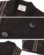 SCRIPT-X STRIPED SUIT VEST