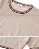 CAMISETA CORTA DE CANALÉ DE LINO Y LYOCELL OPENFLY