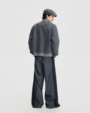 WOOL DECON STRUCTED PANTS