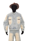 XCULTURE CURVED DENIM JACKET