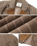 SCRIPT-X STRIPED LINEN BLAZER