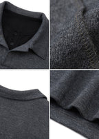 SCRIPT-X POLO FAKE TWO TOP