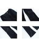 ZIP DARK FLARE PANTS