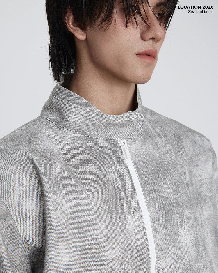 XEQUATION INK HARRINGTON JACKET