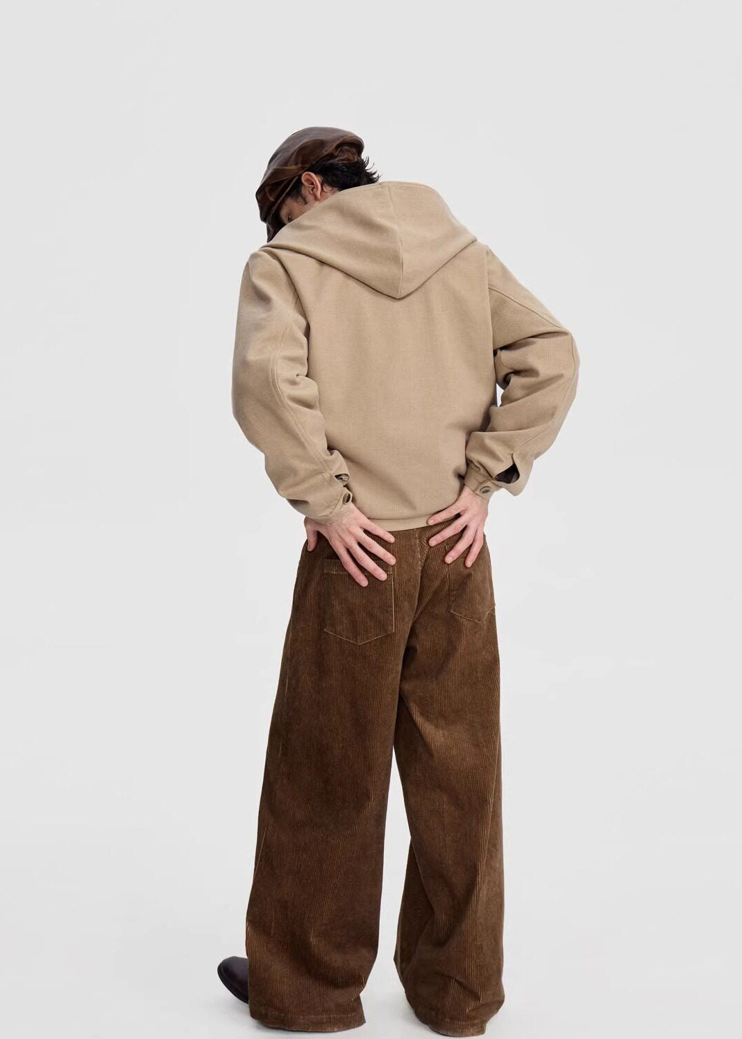 SCRIPT-X JACQUARD HOOD COAT