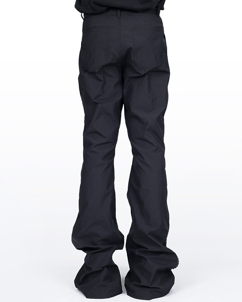 ZIPPER PARACHUTE FLARE PANTS