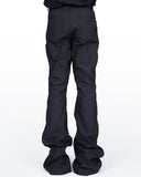 ZIPPER PARACHUTE FLARE PANTS