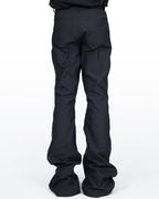 ZIPPER PARACHUTE FLARE PANTS