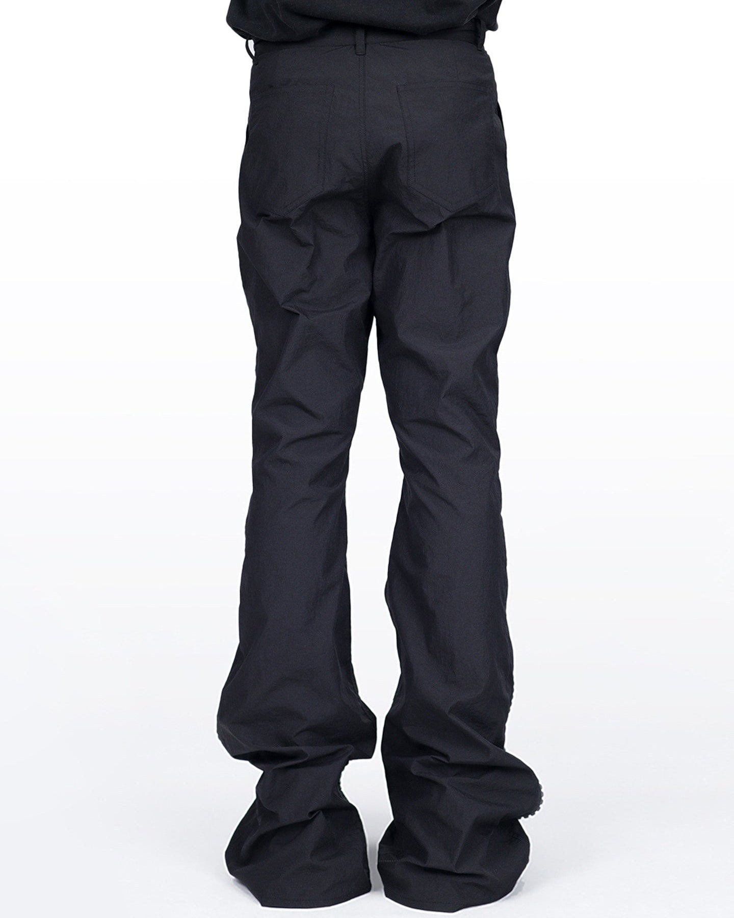 ZIPPER PARACHUTE FLARE PANTS