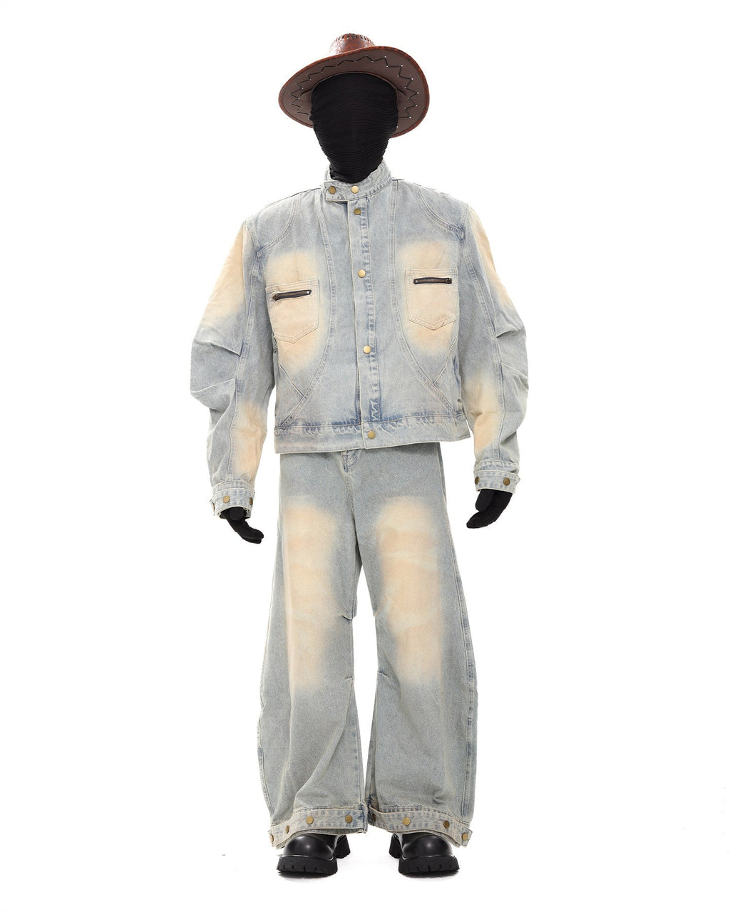 DECON VINTAGE WIDE JEANS