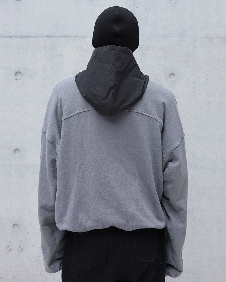 SPLICED HOODIE NICHE VIBE STYLE
