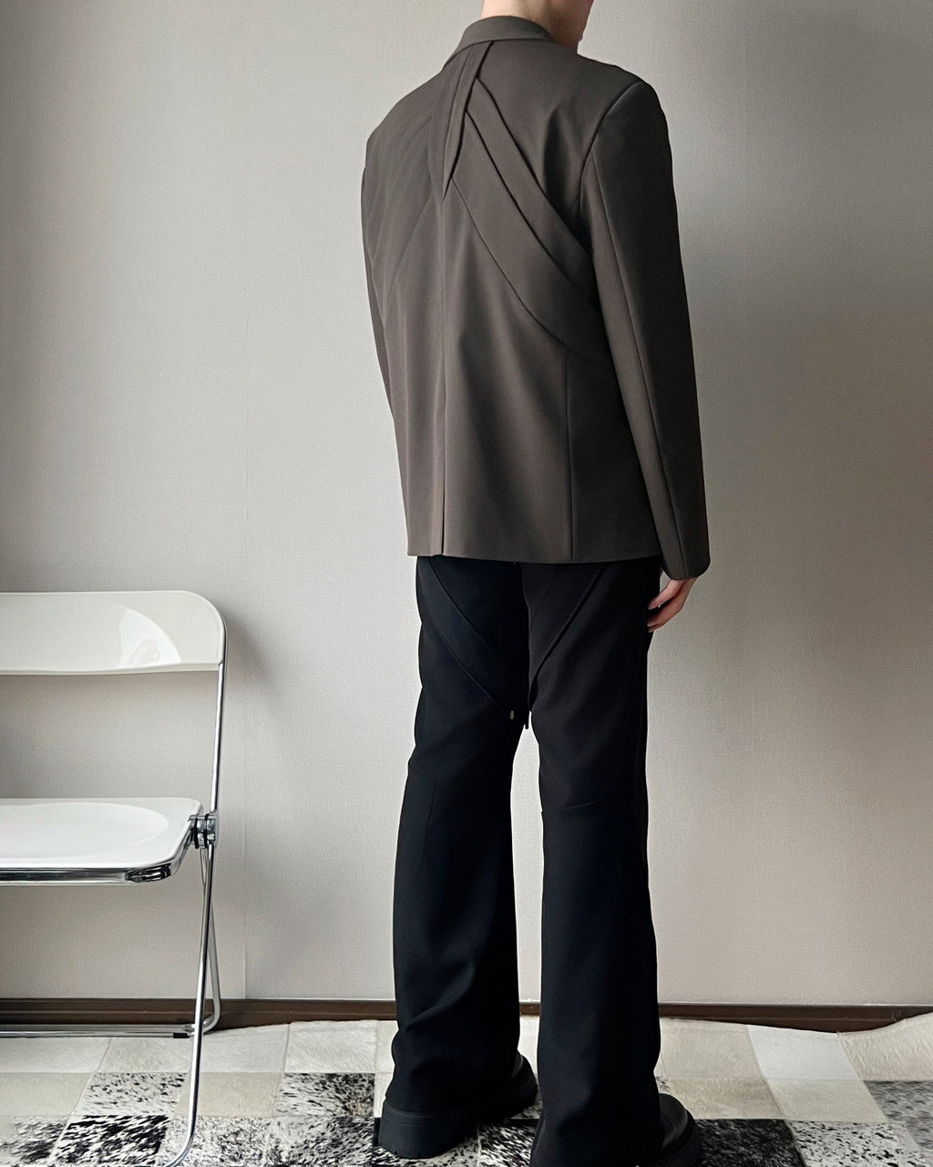 XEQUATION PADDED DECONSTRUCTED BLAZER