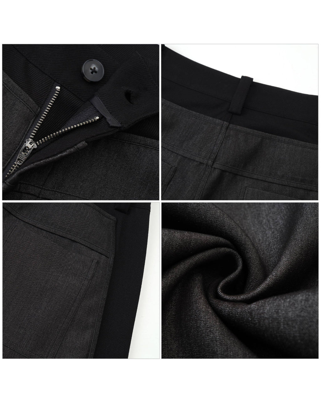 WOOL DECON STRUCTED PANTS