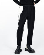 PAINT DRIP WOOL PANTS