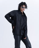 XEQUATION PLEATED DECONSTRUCTED SHIRT